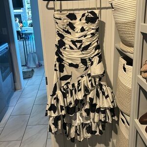 Strapless White House Black Market dress